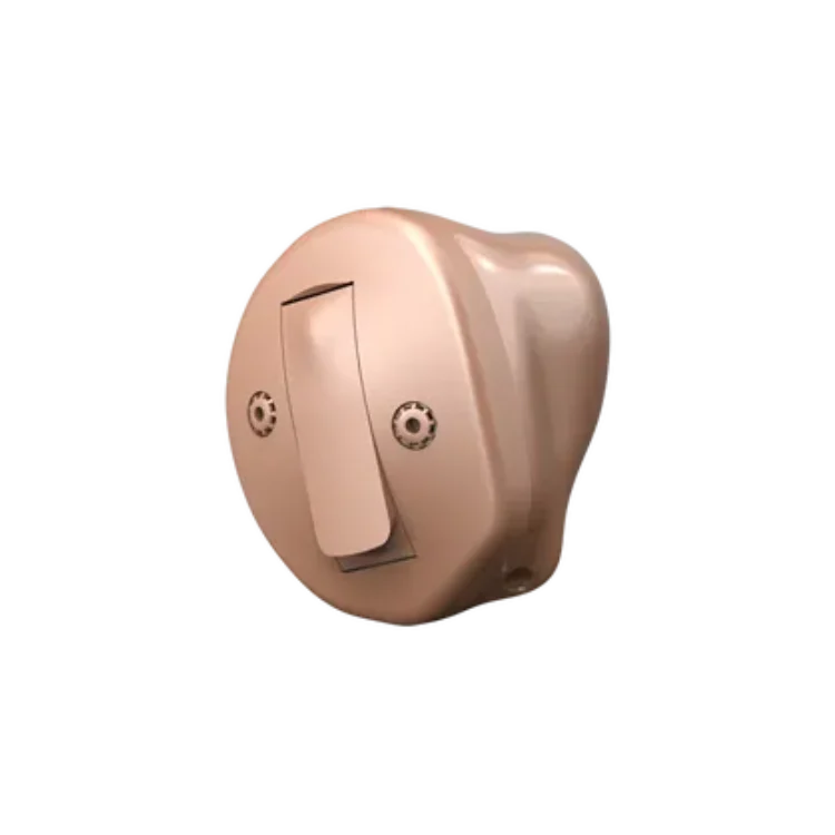 In the canal hearing aid with discreet design for comfortable daily use